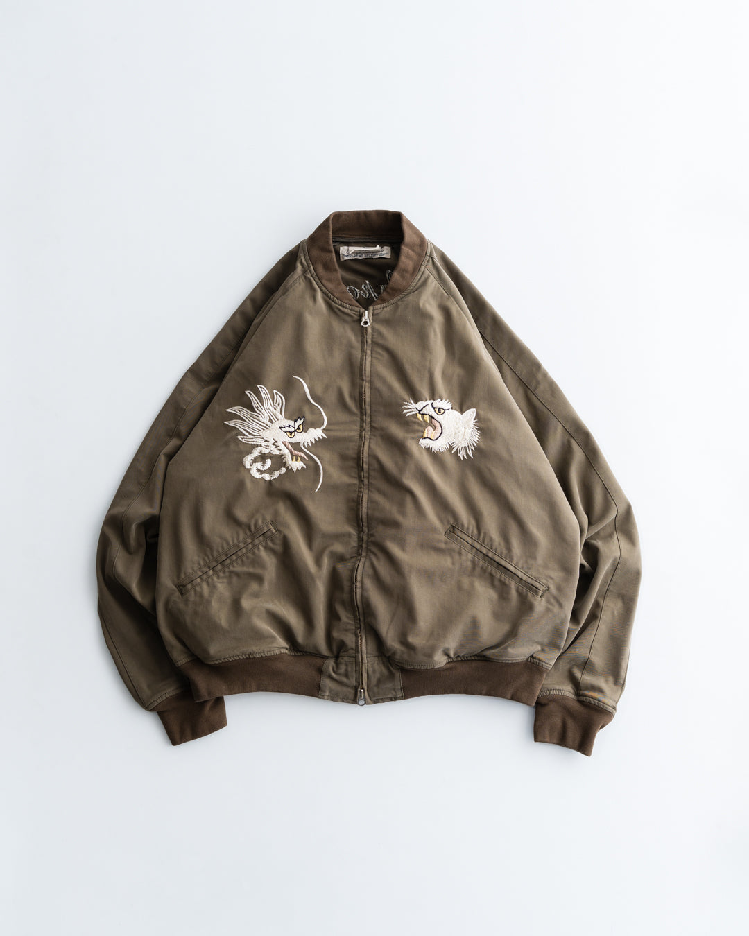 レミレリーフ スカジャン L 中古・古着通販】REMI RELIEF (レミレリーフ) スカジャン ブラウン