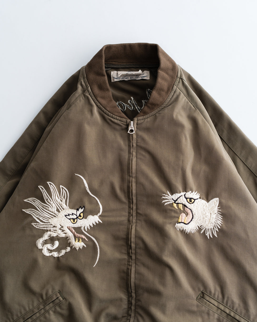 REMI RELIEF レーヨンフィブリルツイルスカジャン