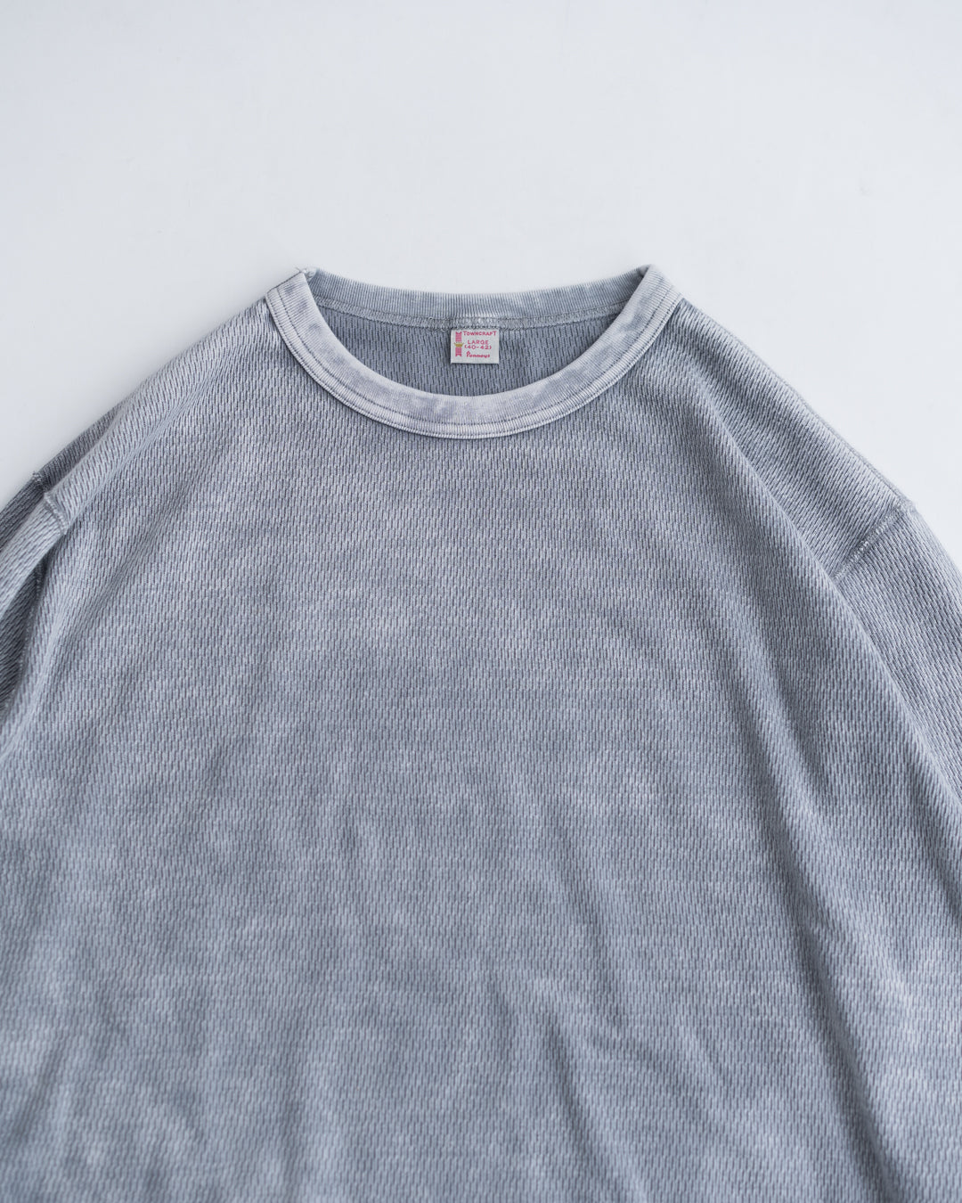 TOWNCRAFT COTTON THERMAL CREW TEE