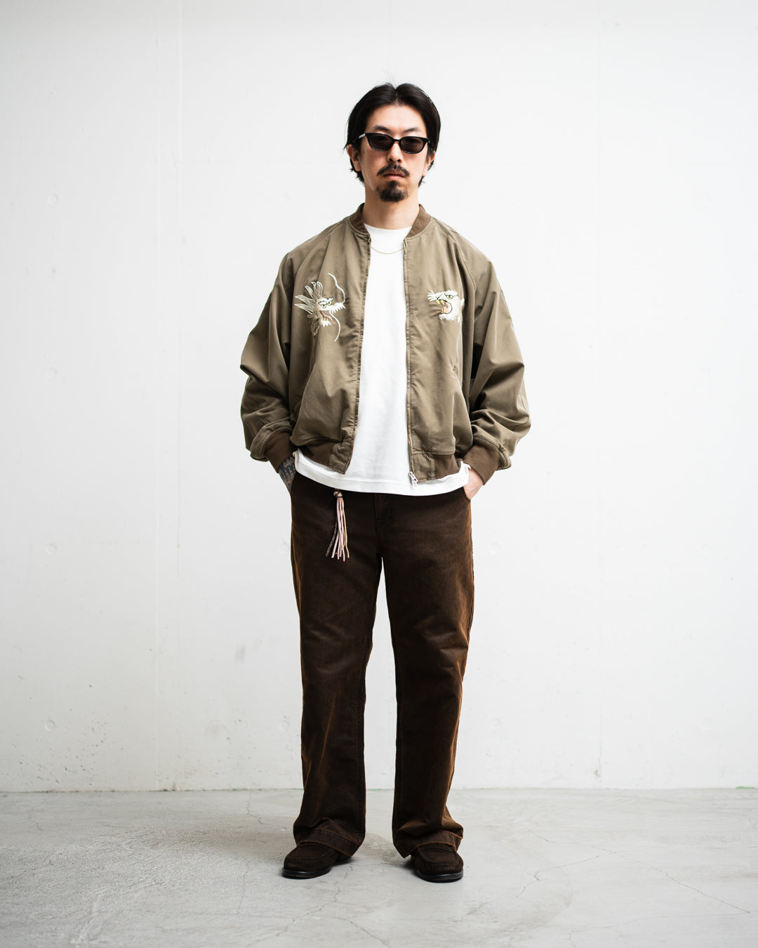 REMI RELIEF レーヨンフィブリルツイルスカジャン