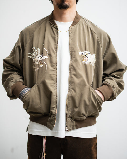 REMI RELIEF レーヨンフィブリルツイルスカジャン