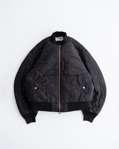 ANACHRONORM NYLON QUILTING BOMBER JACKET