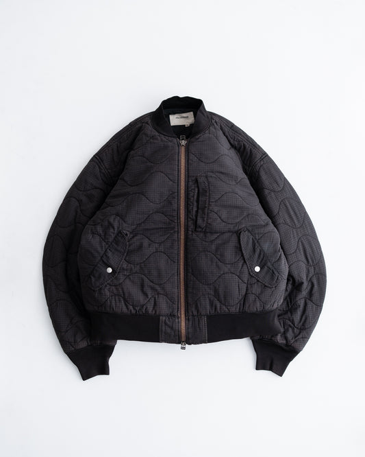 ANACHRONORM NYLON QUILTING BOMBER JACKET