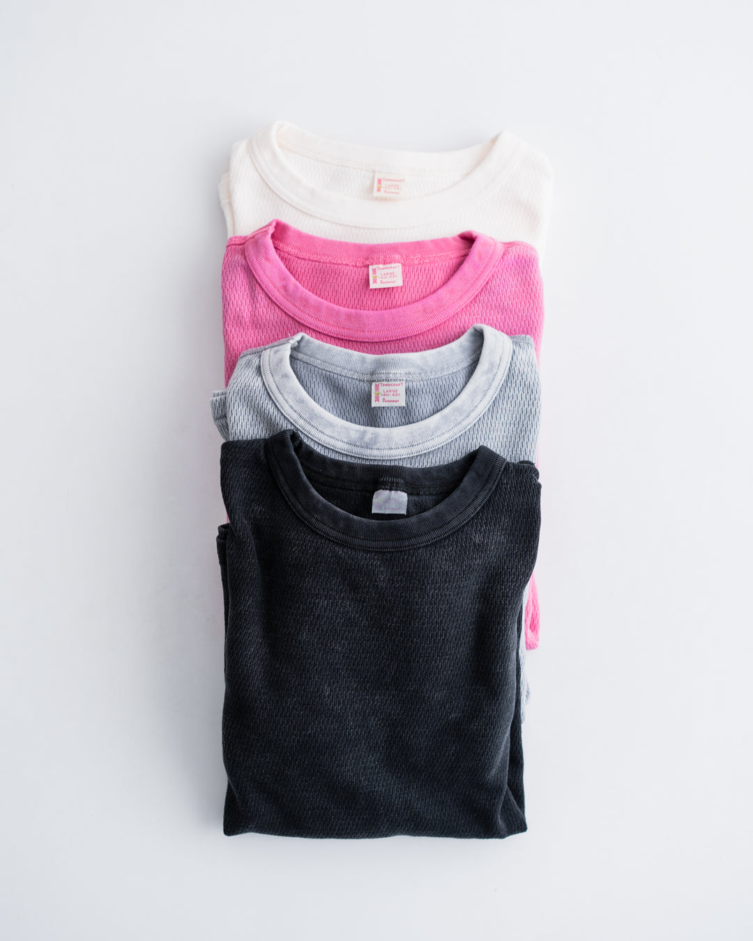 TOWNCRAFT COTTON THERMAL CREW TEE