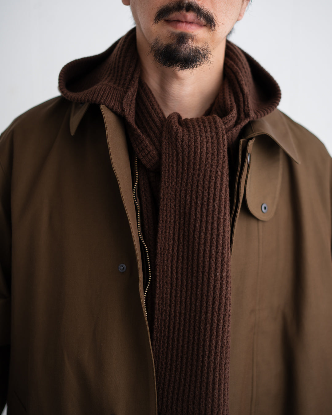 [10.24 sat 12:00 Release] COMFORTABLE REASON Wool Hood Scarf