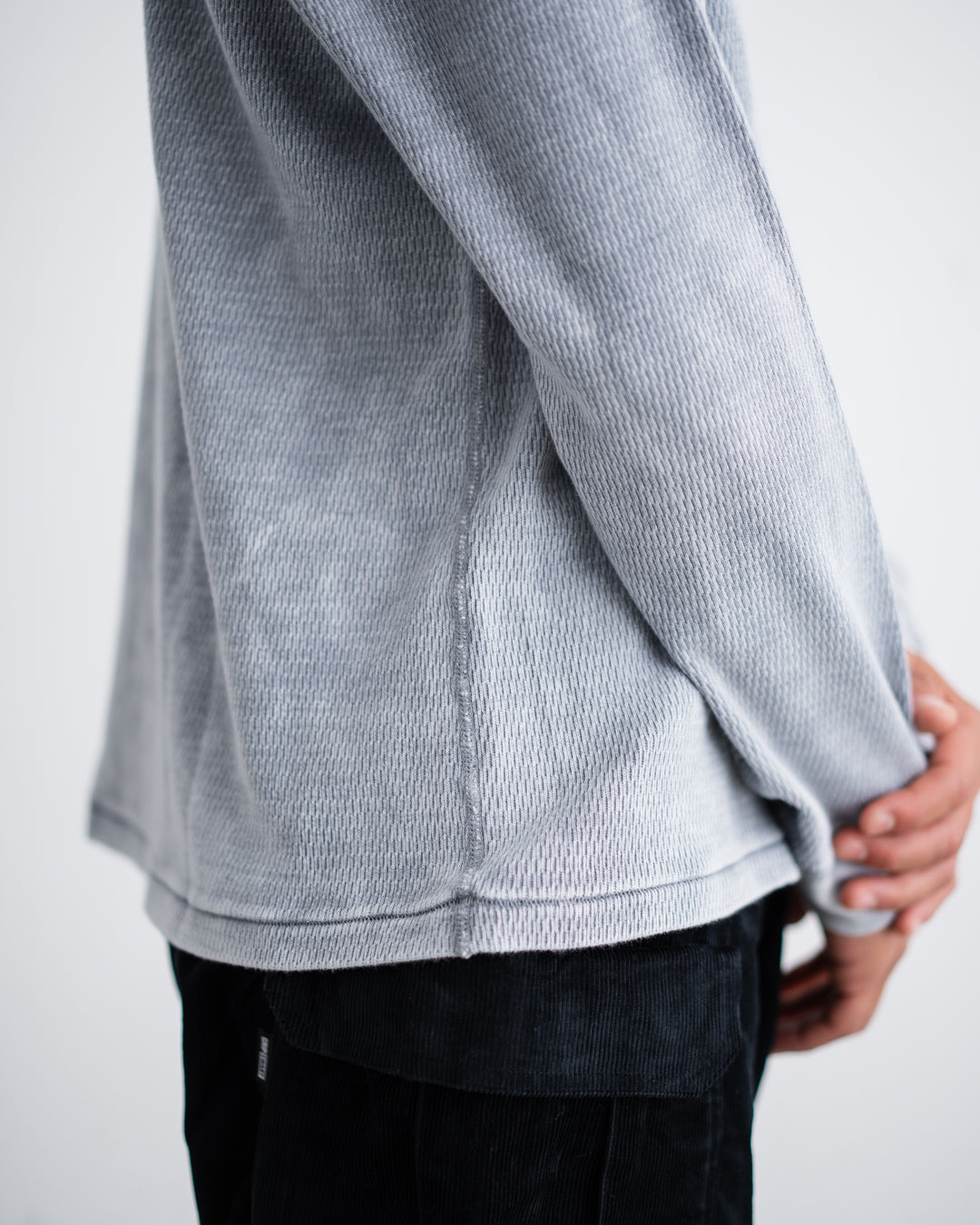 TOWNCRAFT COTTON THERMAL CREW TEE