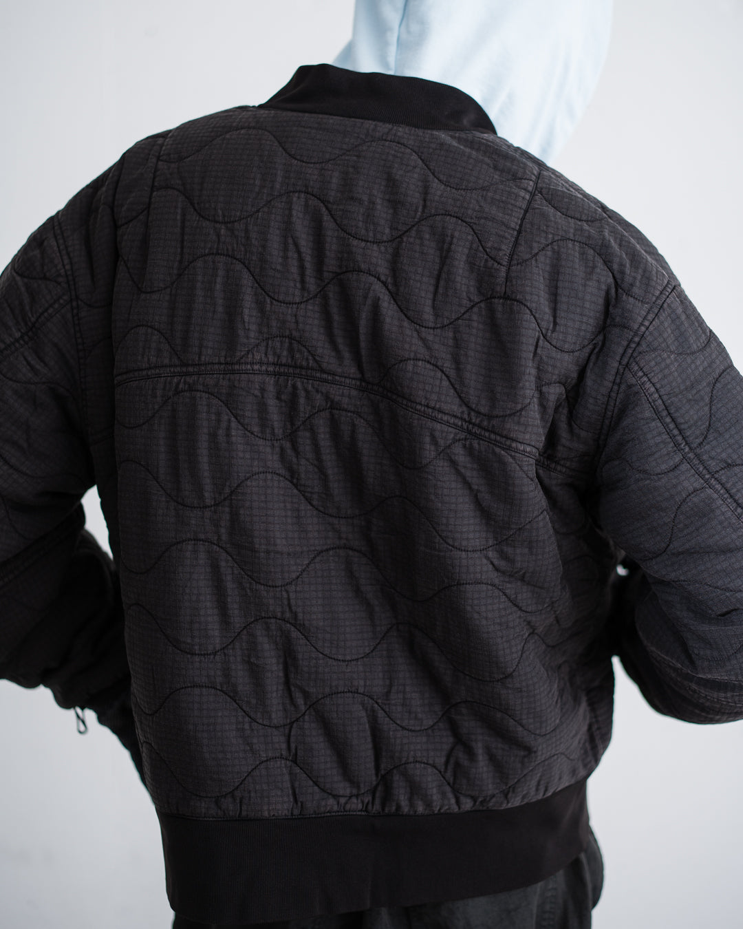 ANACHRONORM NYLON QUILTING BOMBER JACKET