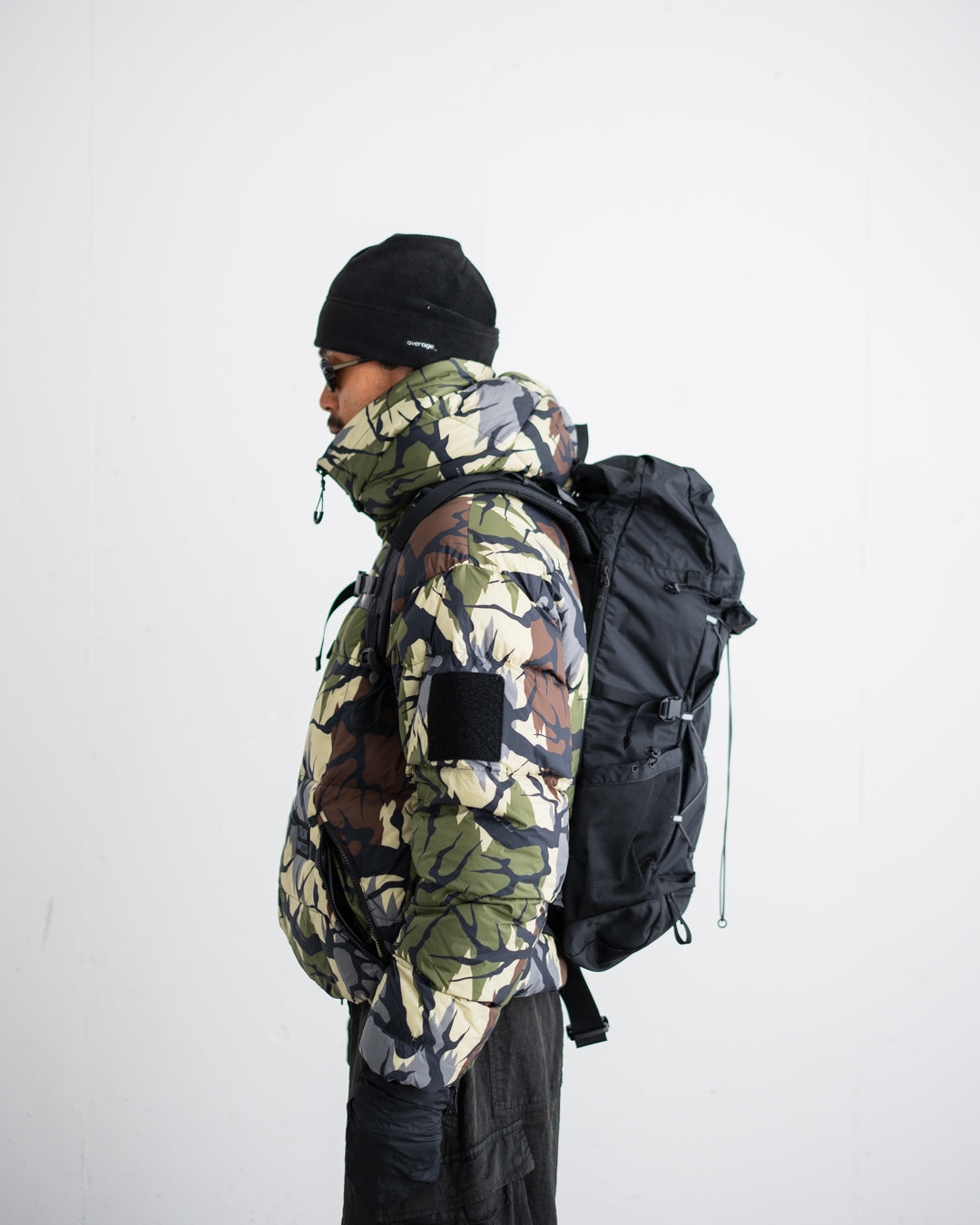 【Collaboration Item】GRIP SWANY CORDURA DOWN JACKET BLACK CAMO