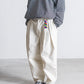 is-ness TWILL TUCK TROUSERS