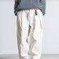 is-ness TWILL TUCK TROUSERS