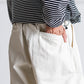 is-ness TWILL TUCK TROUSERS