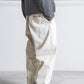 is-ness TWILL TUCK TROUSERS