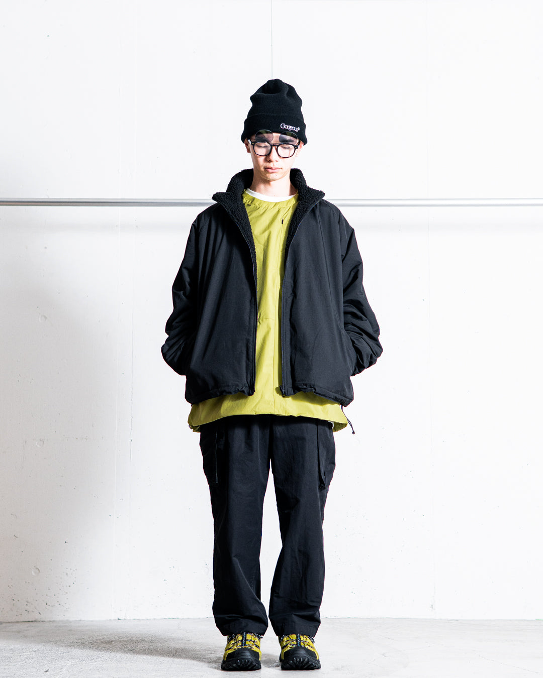 ISNESS MUSIC DUB REVERSIBLE FLEECE JACKET