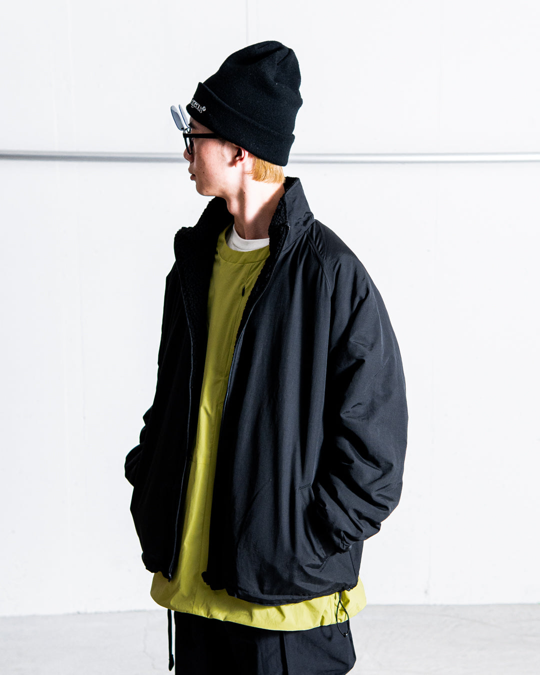 ISNESS MUSIC DUB REVERSIBLE FLEECE JACKET