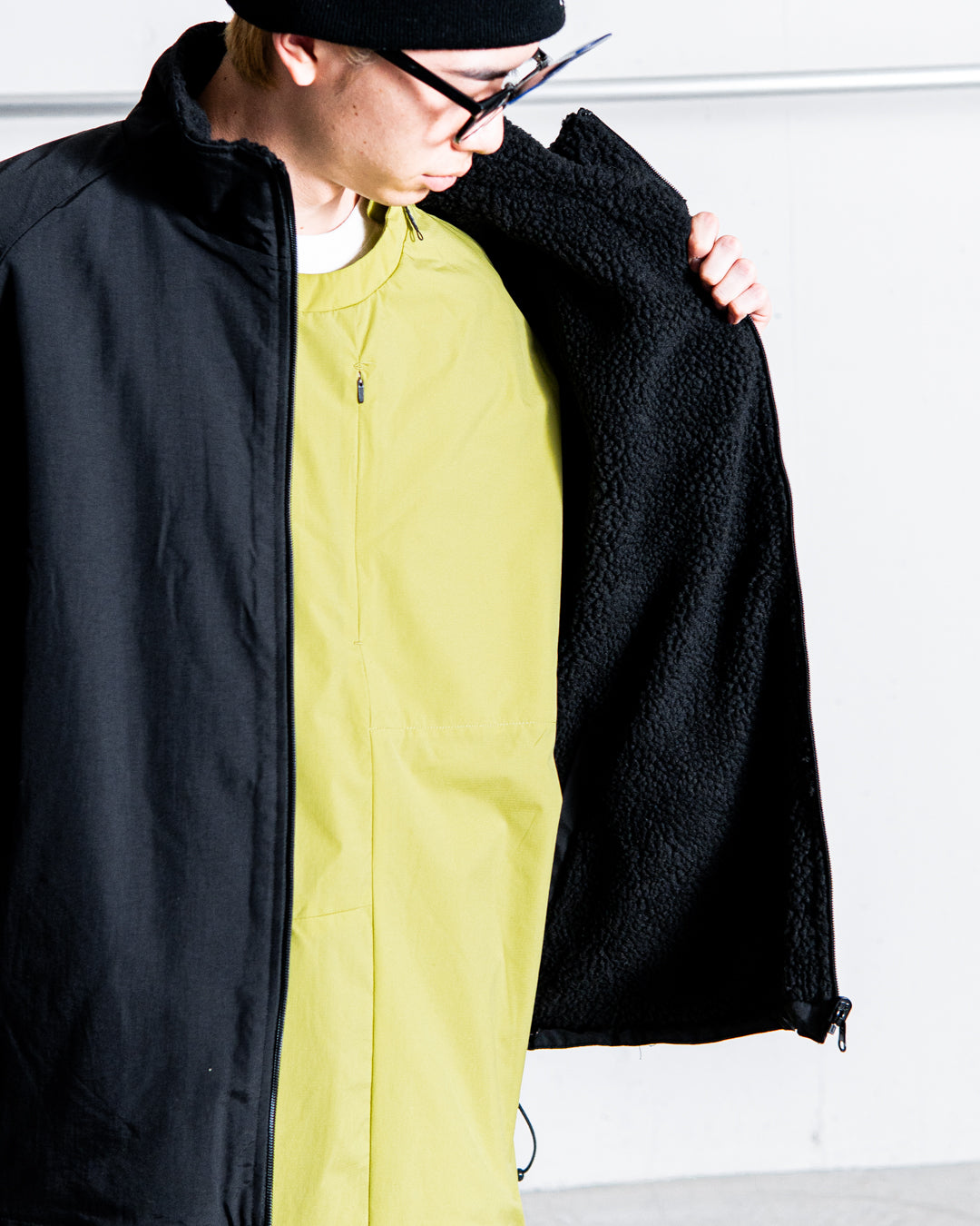 ISNESS MUSIC DUB REVERSIBLE FLEECE JACKET