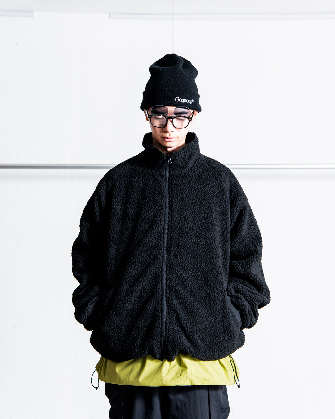 ISNESS MUSIC DUB REVERSIBLE FLEECE JACKET