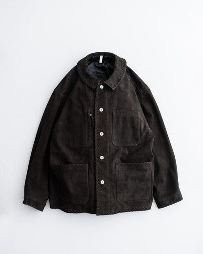 CCU BRAIDED FRENCH COVERALL - COW NUBUCK