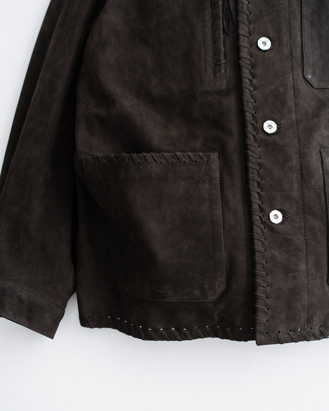 CCU BRAIDED FRENCH COVERALL - COW NUBUCK