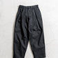 is-ness TWILL TUCK TROUSERS