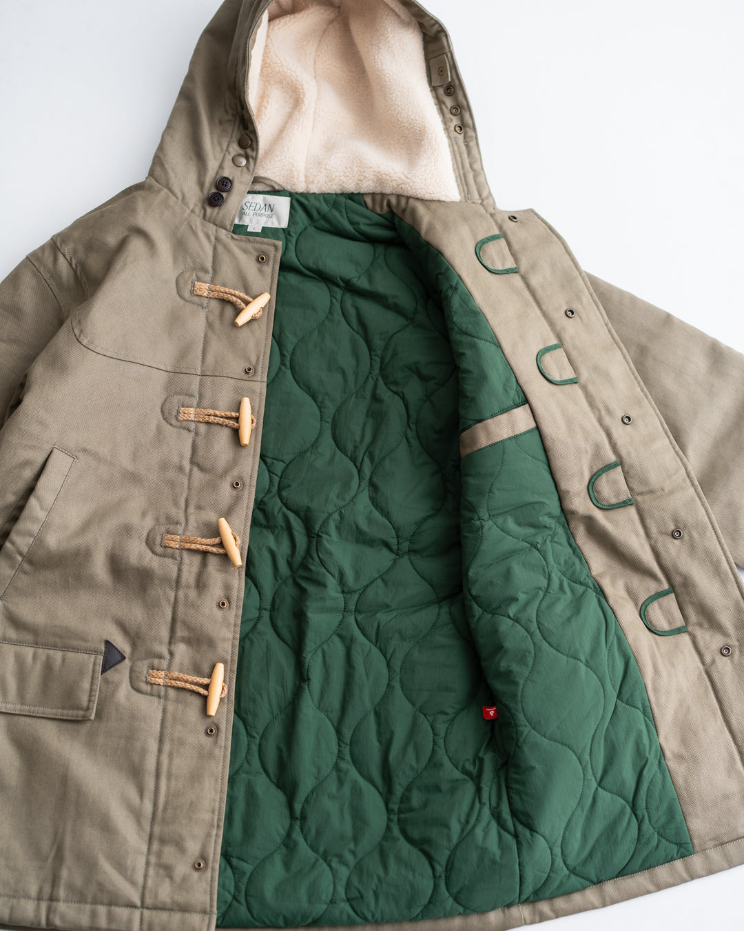 [10.31sat 12:00 Release] SEDAN ALL-PURPOSE Military Duffle Coat