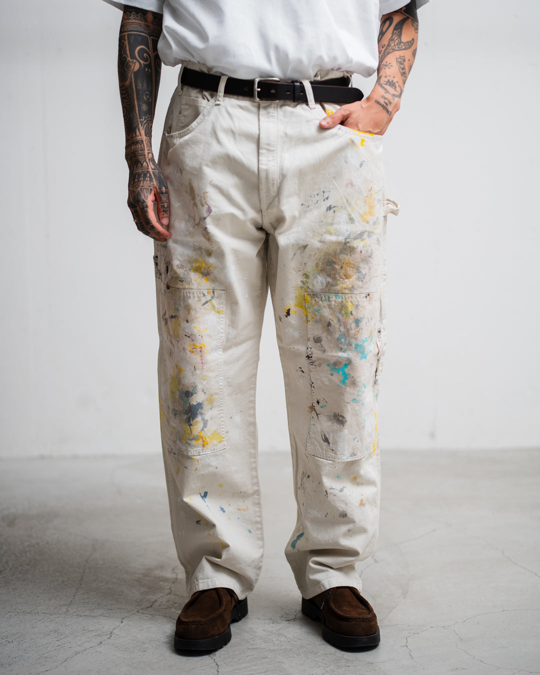 [LAST 1] ANACHRONORM × Dickies DART PAINT DOUBLE KNEE PAINTER PANTS
