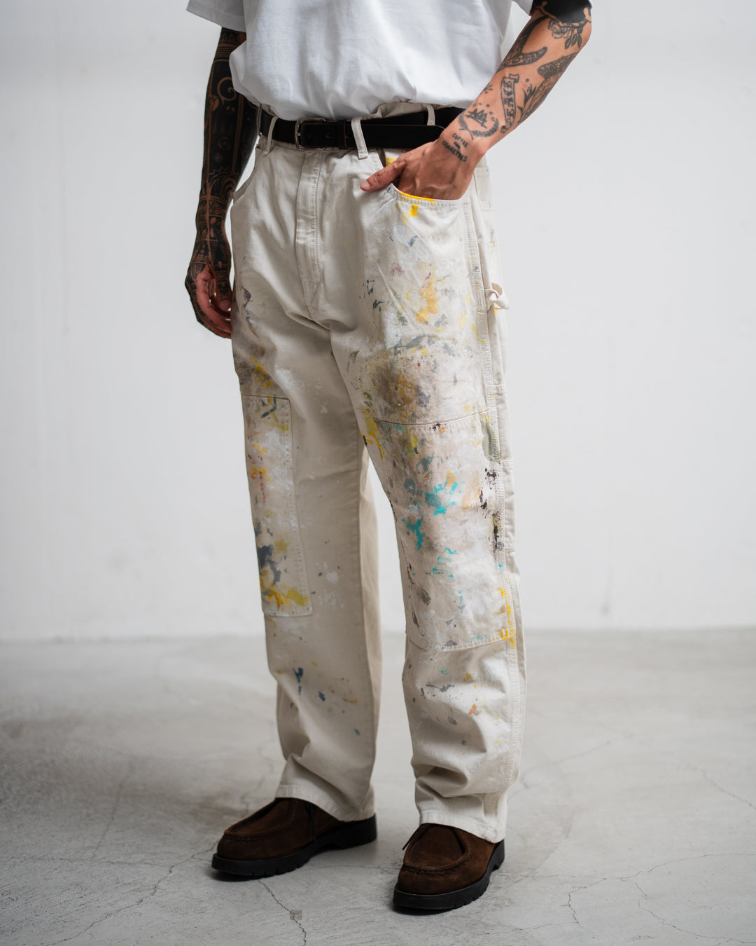 [LAST 1] ANACHRONORM × Dickies DART PAINT DOUBLE KNEE PAINTER PANTS