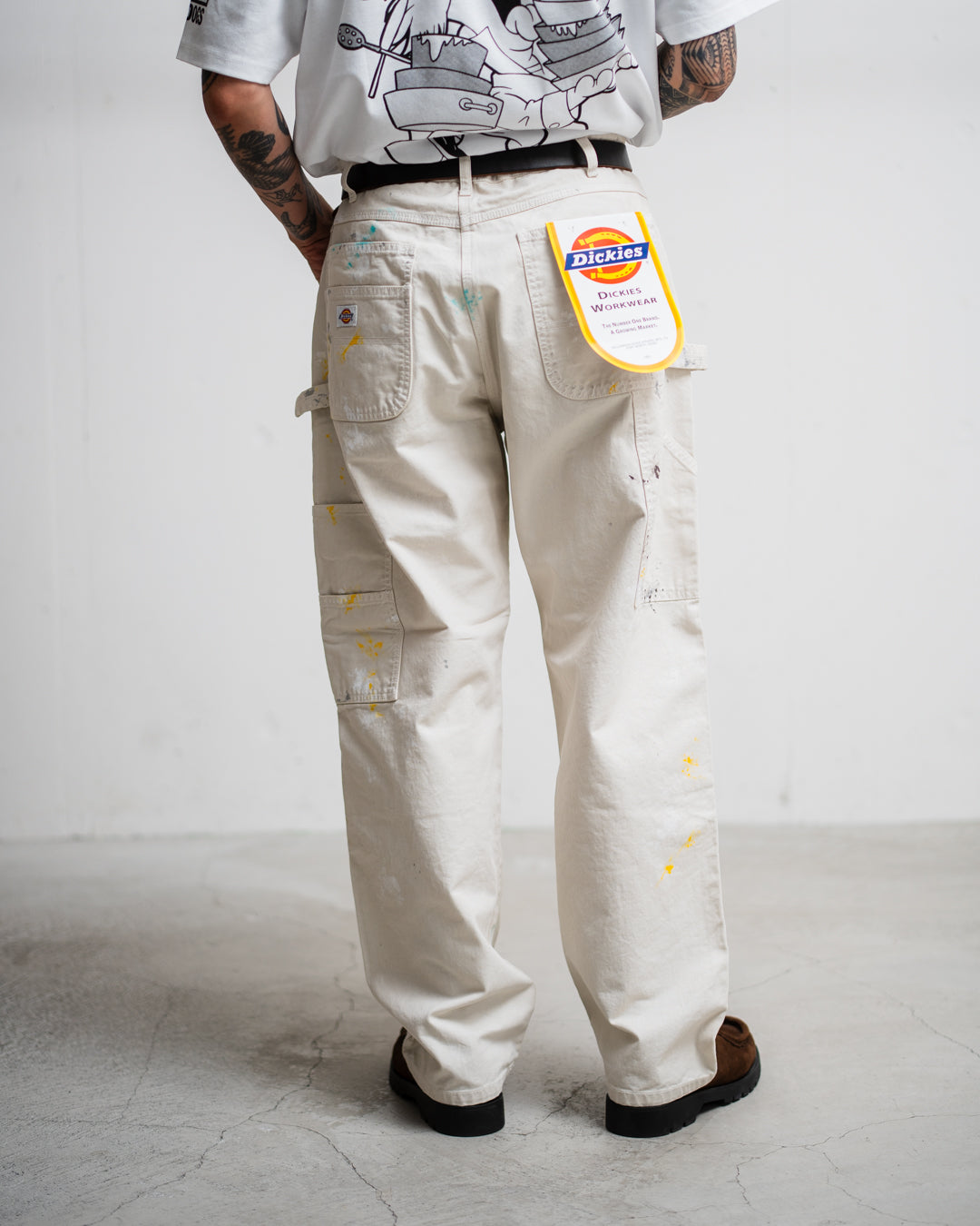 [LAST 1] ANACHRONORM × Dickies DART PAINT DOUBLE KNEE PAINTER PANTS