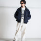 Name. REVERSIBLE HARRINGTON JACKET : IRREGULAR INSIDE OUT