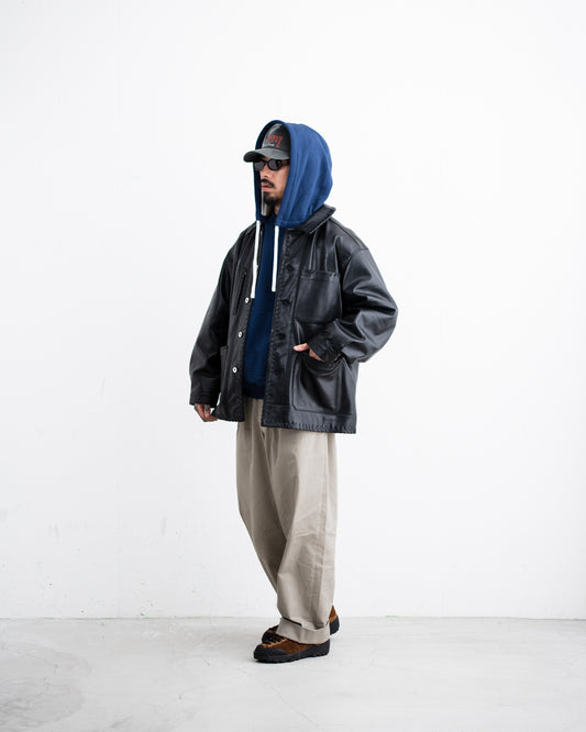 CCU BRAIDED FRENCH COVERALL - COW SKIN
