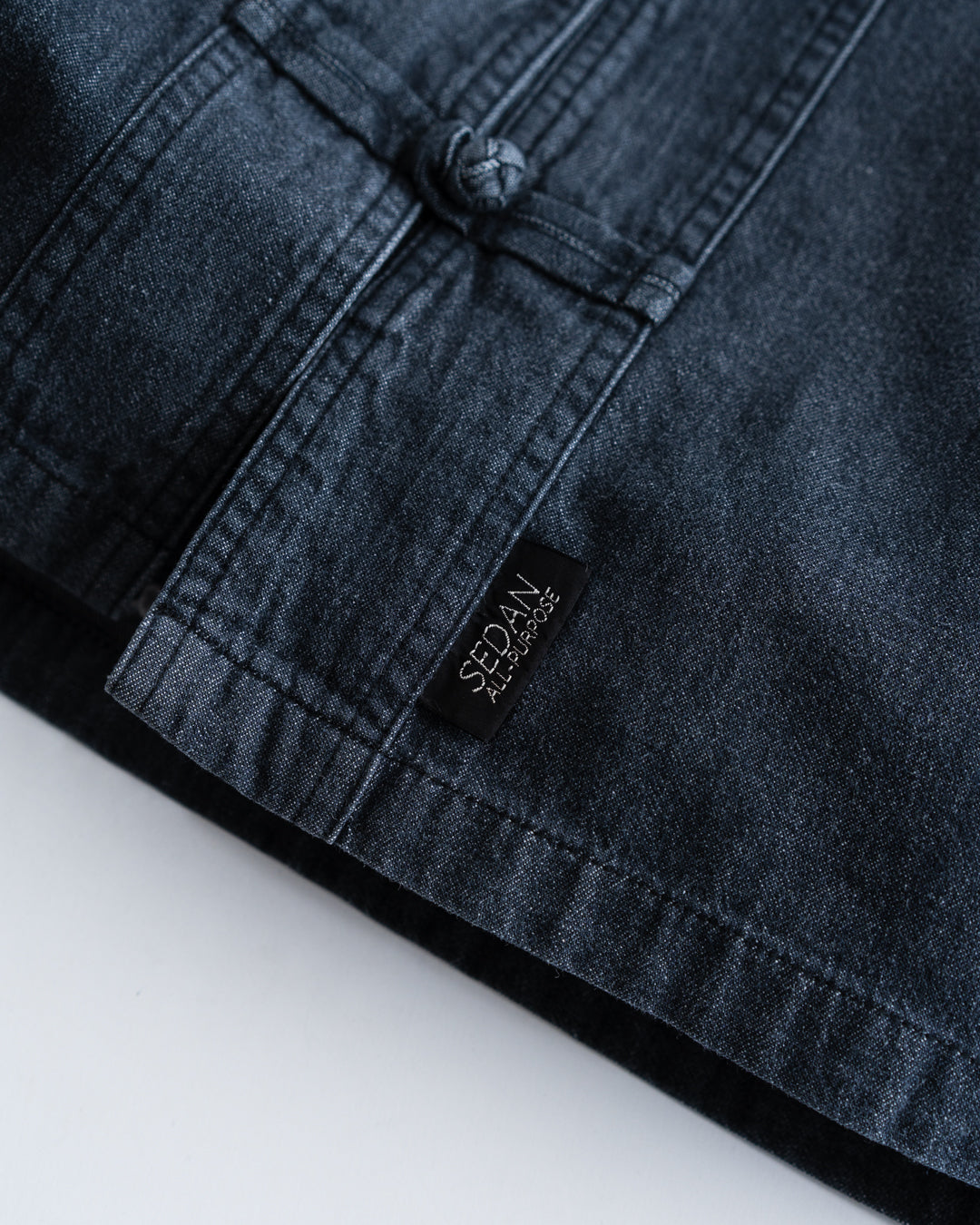[4.4 sat 12:00 Release] SEDAN ALL-PURPOSE Light Denim Kungfu Shirt