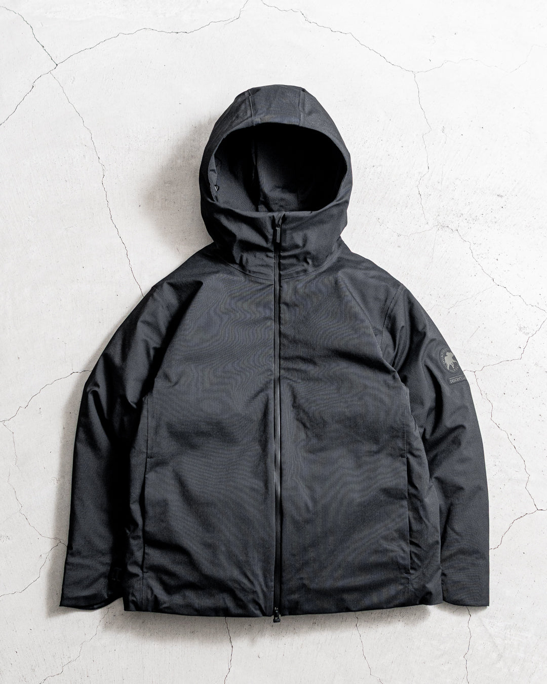 【limited】HUNTING WORLD CRAFTED BY DESCENTE.LAB ALTERNATELY WAVE DOWN HOODED JACKET