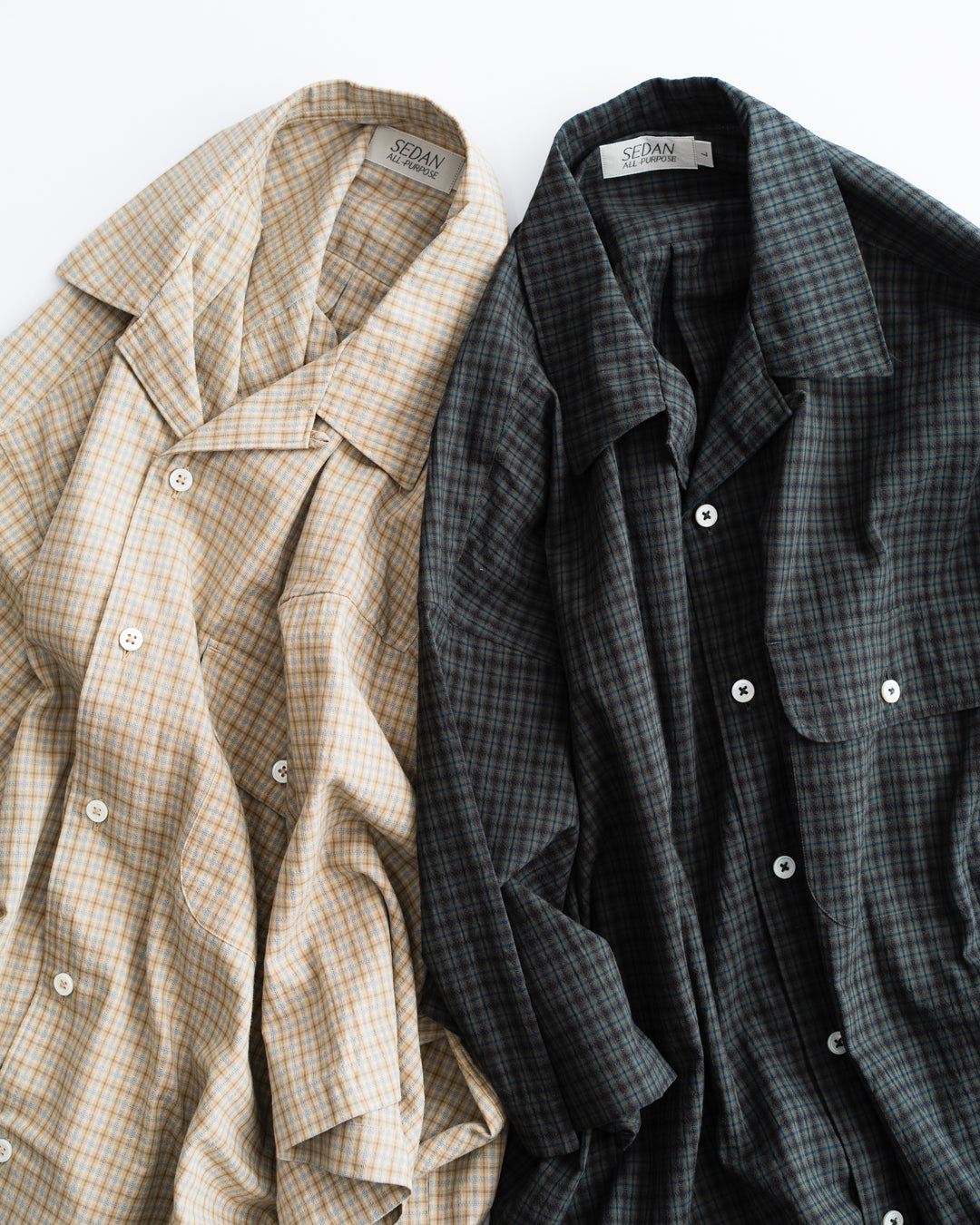 通販] SEDAN ALL-PURPOSE(セダンオールパーパス) Dobby Plaid Open