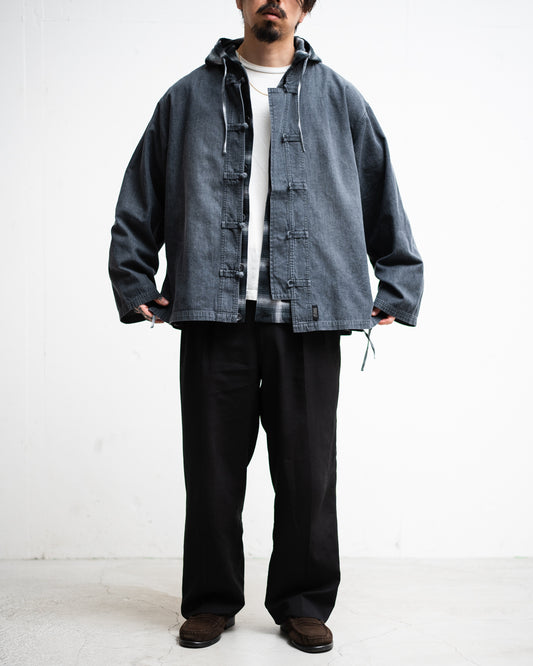 [4.4 sat 12:00 Release] SEDAN ALL-PURPOSE Light Denim Kungfu Shirt