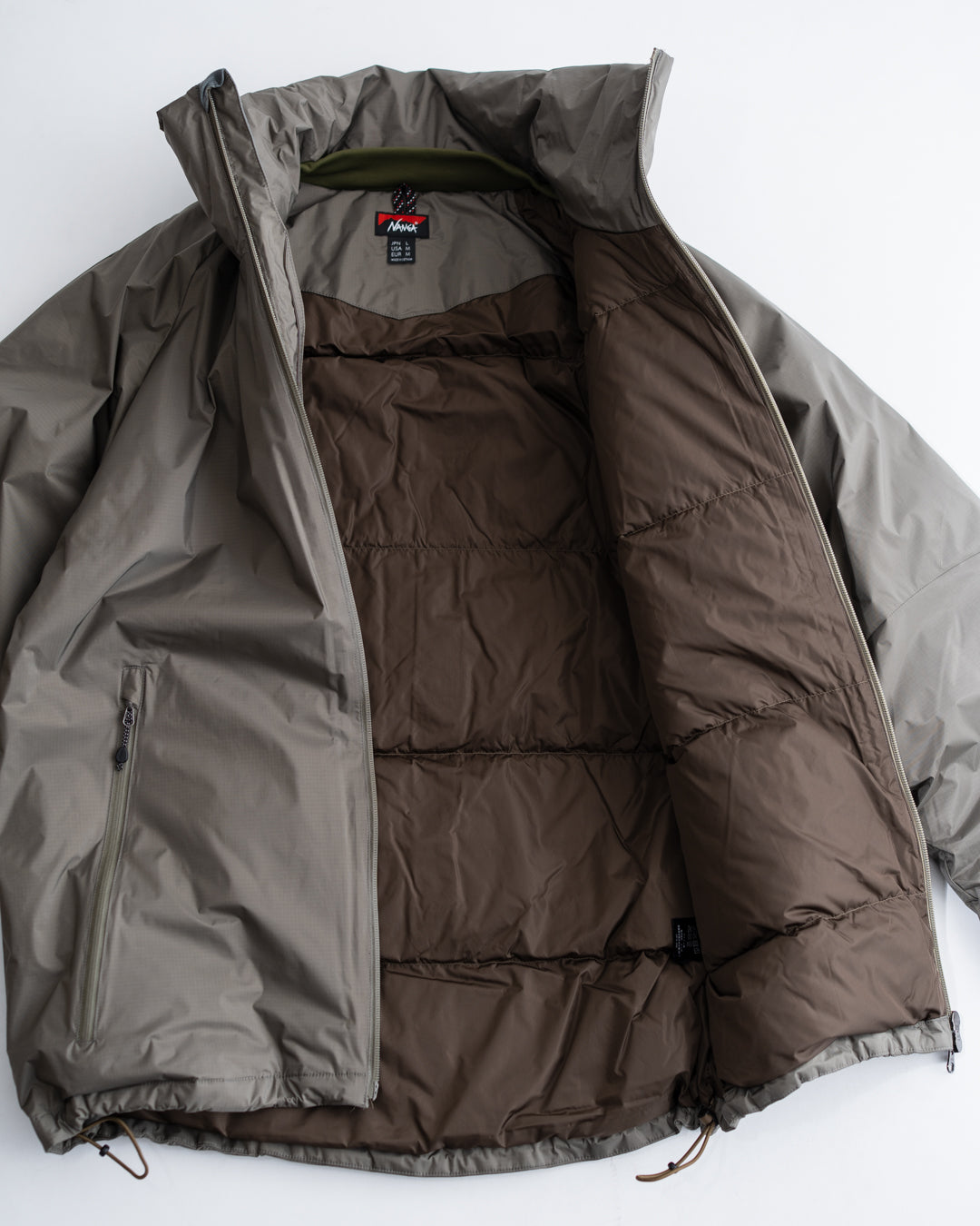NANGA AURORA TEX STAND COLLAR DOWN JACKET