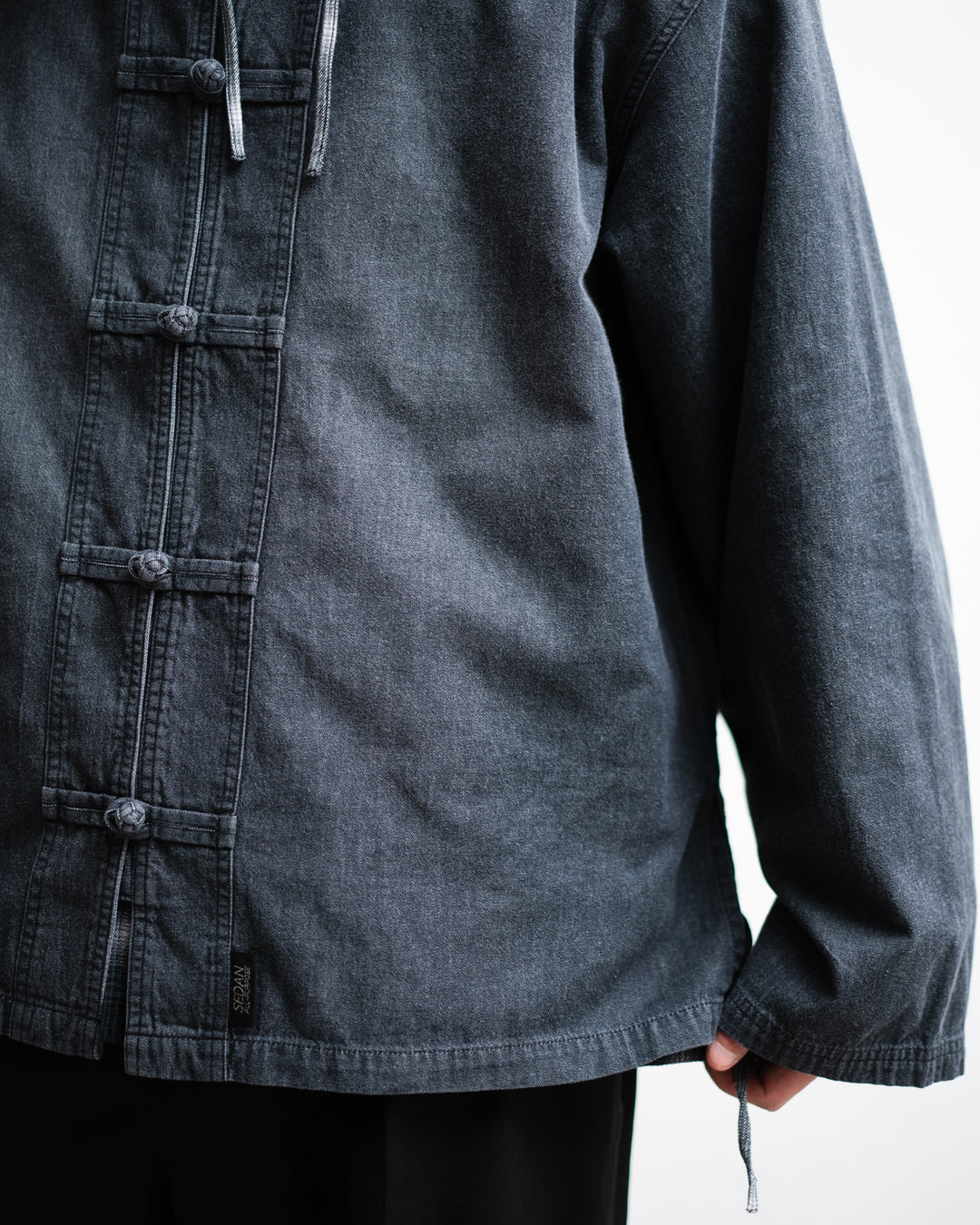 [4.4 sat 12:00 Release] SEDAN ALL-PURPOSE Light Denim Kungfu Shirt