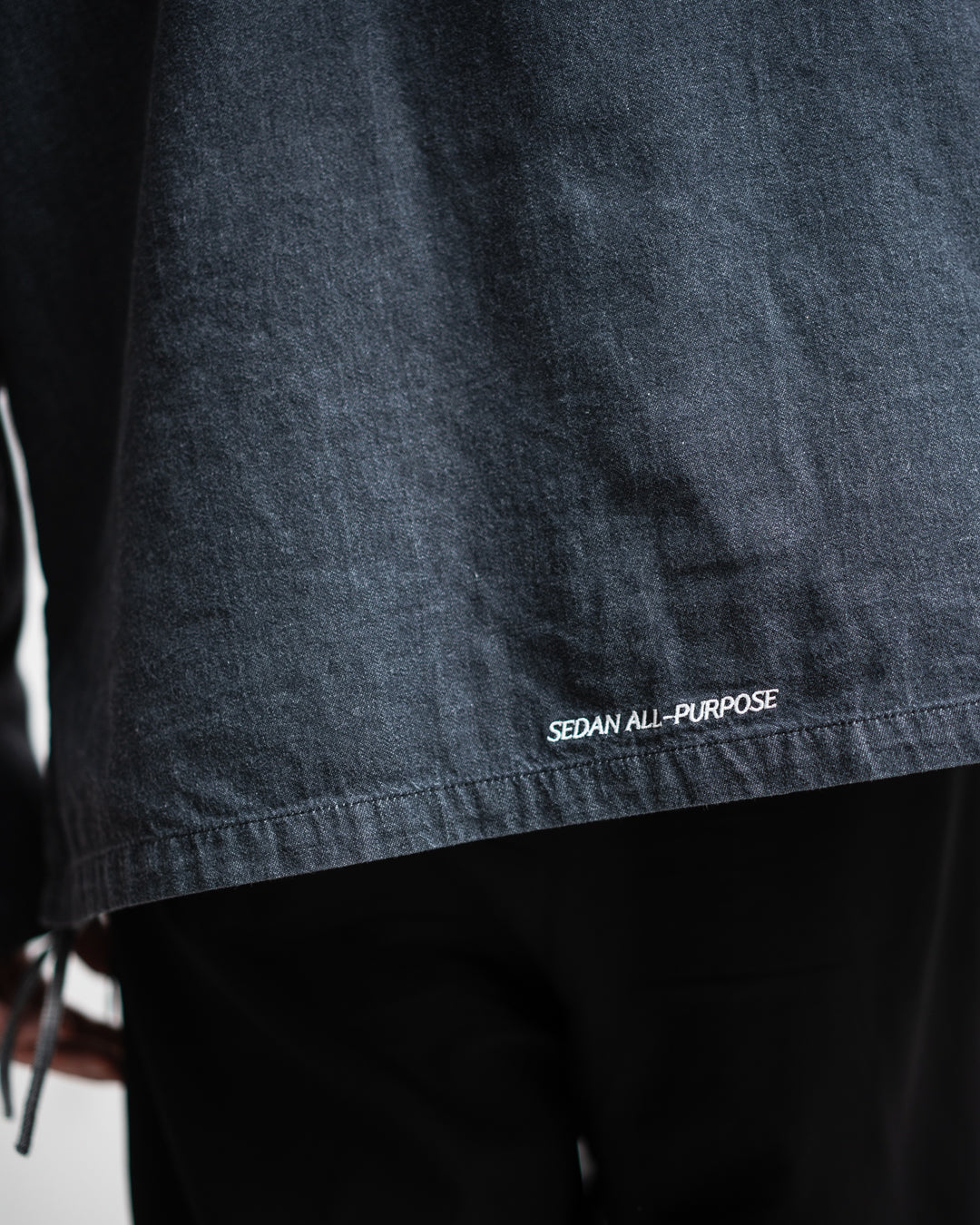 [4.4 sat 12:00 Release] SEDAN ALL-PURPOSE Light Denim Kungfu Shirt