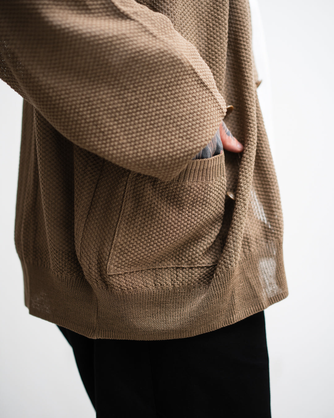 meanswhile Dappled sunlight Double Knit Cardigan
