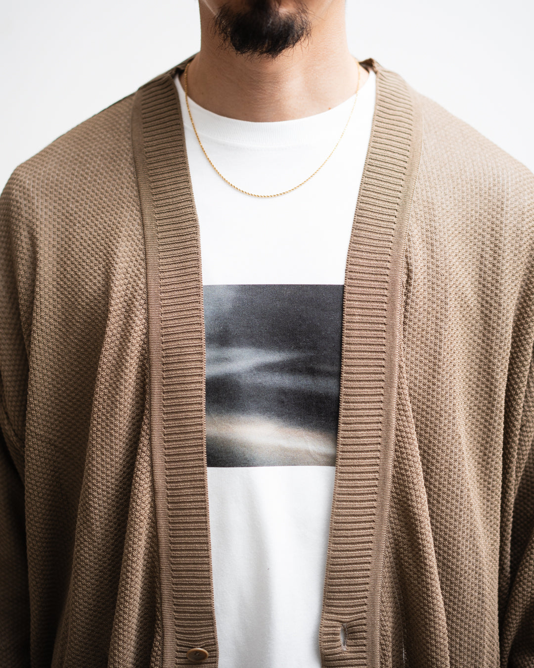 meanswhile Dappled sunlight Double Knit Cardigan