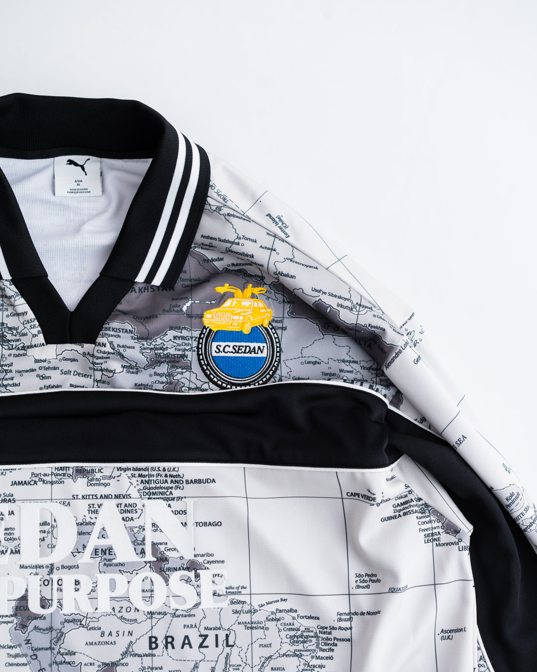 [10.31 sat 12:00 Release]【Collaboration Item】SEDAN ALL-PURPOSE PUMA / World Map Game Shirts