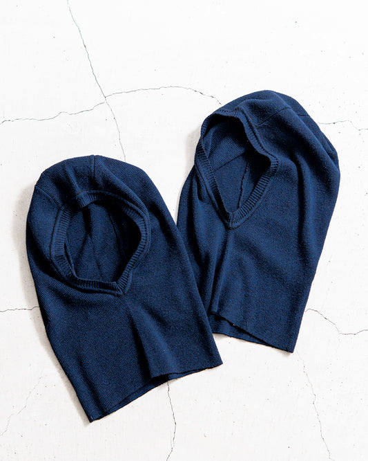 SANMONT Silk Noir Knit Balaclava