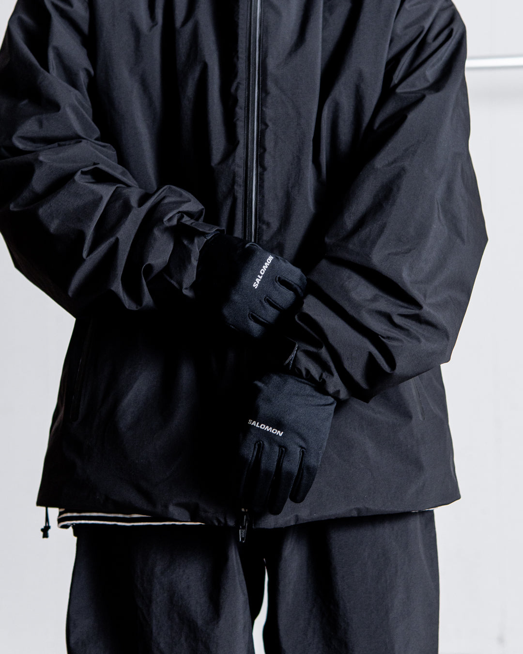 ES.1 3lyr down hoodie