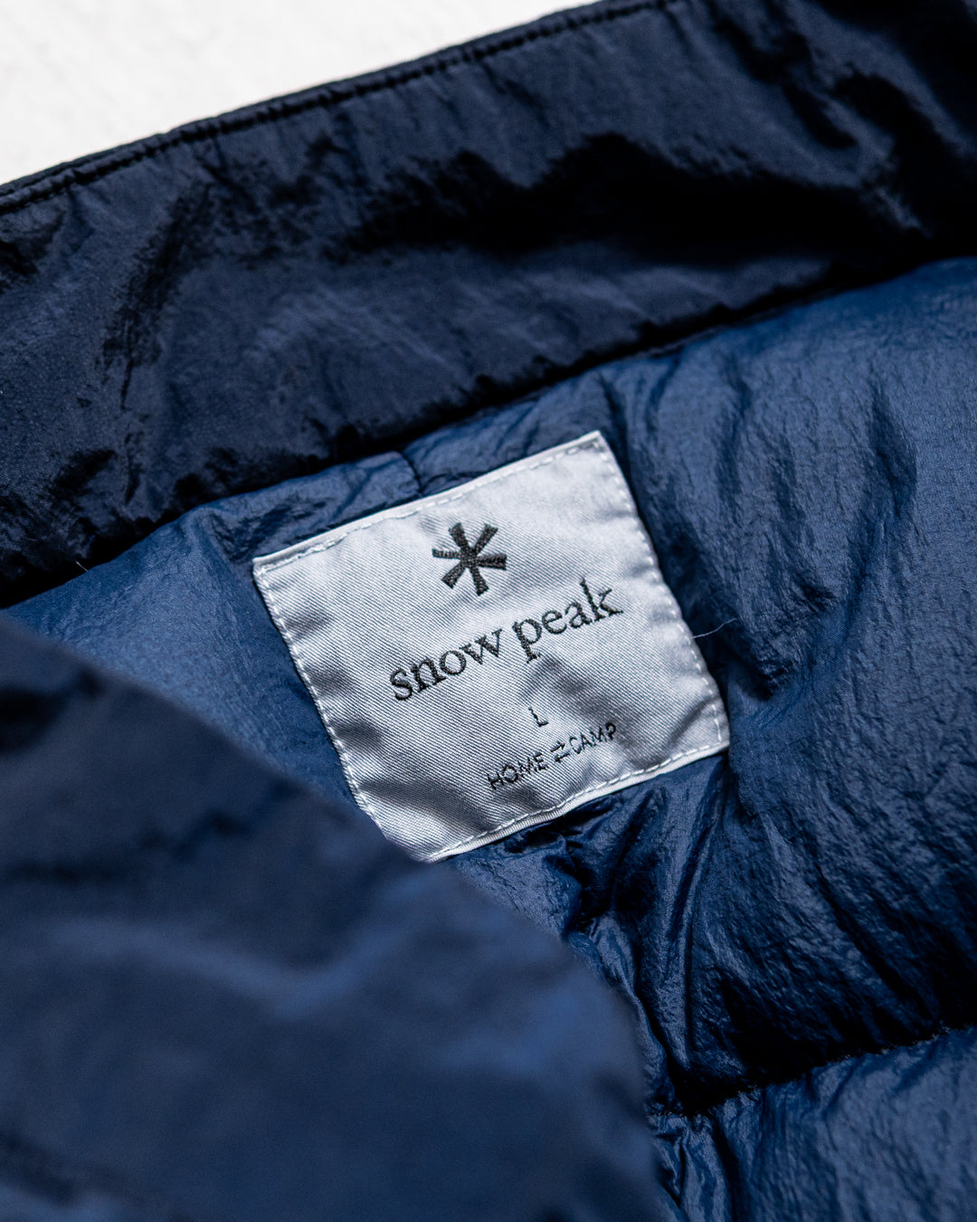 snow peak Garment Dyed Down Jacket