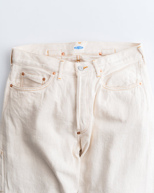[4.11 sat 12:00 Release] FOUNDOUR LOOSELY WOVEN DENIM WORK PANTS