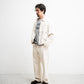 FOUNDOUR LOOSELY WOVEN DENIM ZIP UP BLOUSON