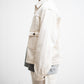 FOUNDOUR LOOSELY WOVEN DENIM ZIP UP BLOUSON
