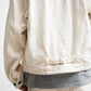 FOUNDOUR LOOSELY WOVEN DENIM ZIP UP BLOUSON