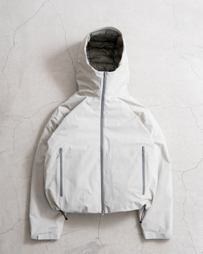 ES.1 3lyr down hoodie