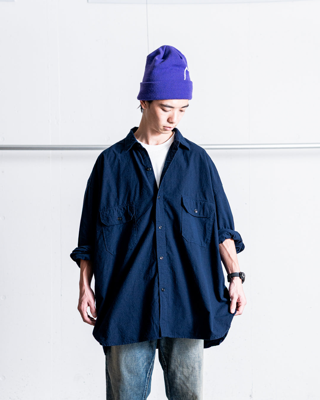 SANMONT Cotton Silk Work Shirt
