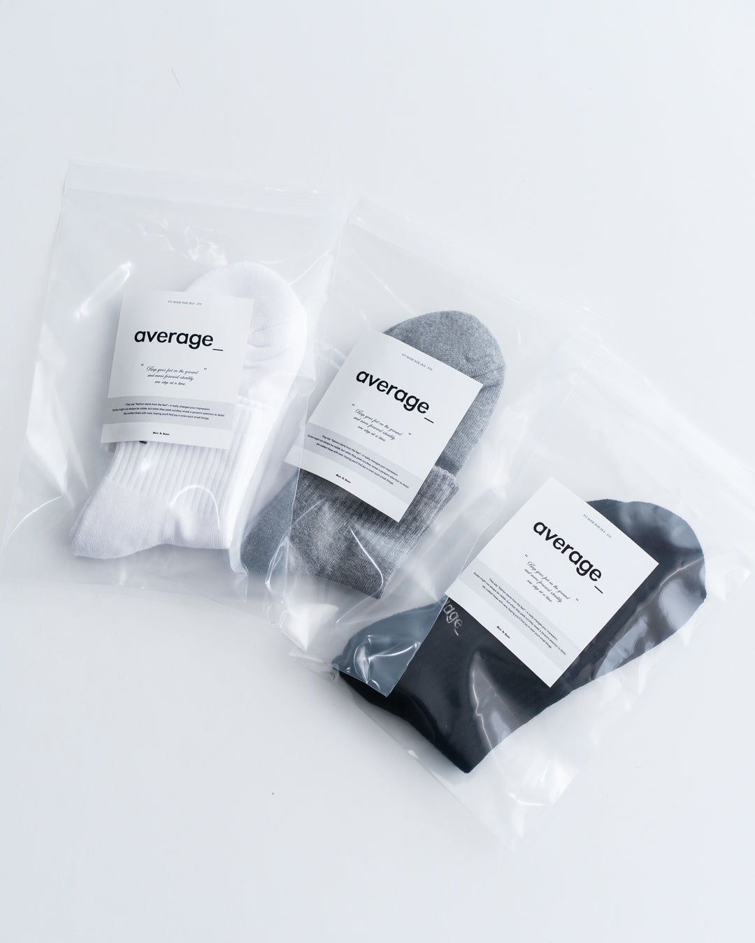 average_ Logo Short Socks