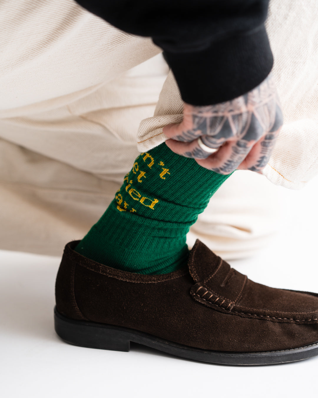 average_ Don't Get Carried Away Socks